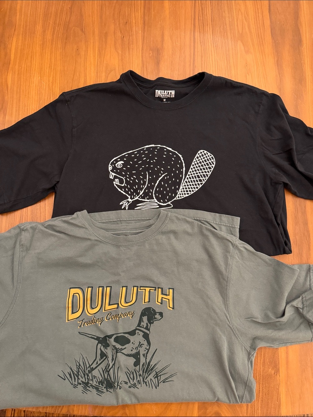 Duluth Trading Co Graphic Tee - Black and Olive